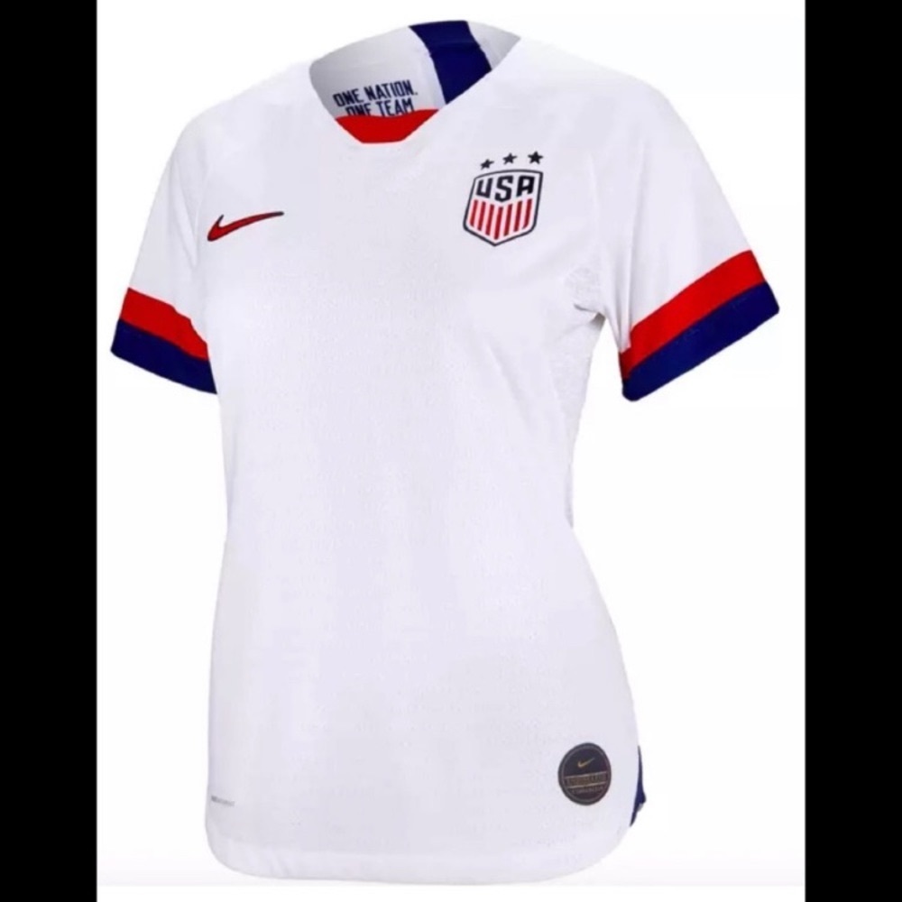 NWT NIKE Women's Soccer Jersey USA Home Vapor Match 2019 Size S, SlimFit